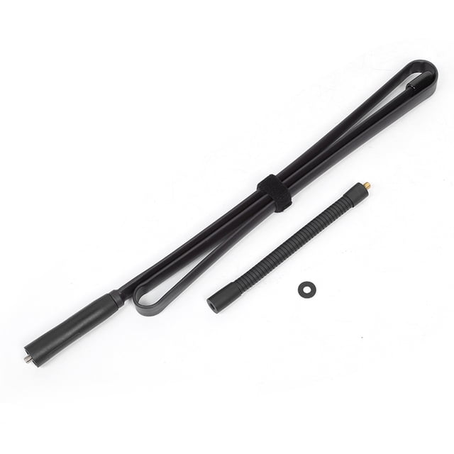 Antena plegable para walkie-talkie VHF UHF de doble banda con interfaz hembra SMA