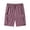 Purple, variant on MIXUE Mens Shorts Summer Solid Color Elastic Waist Drawstring Casual With Pockets Breathable Work Outdoor Activities Sports Sportwear,Gray,M