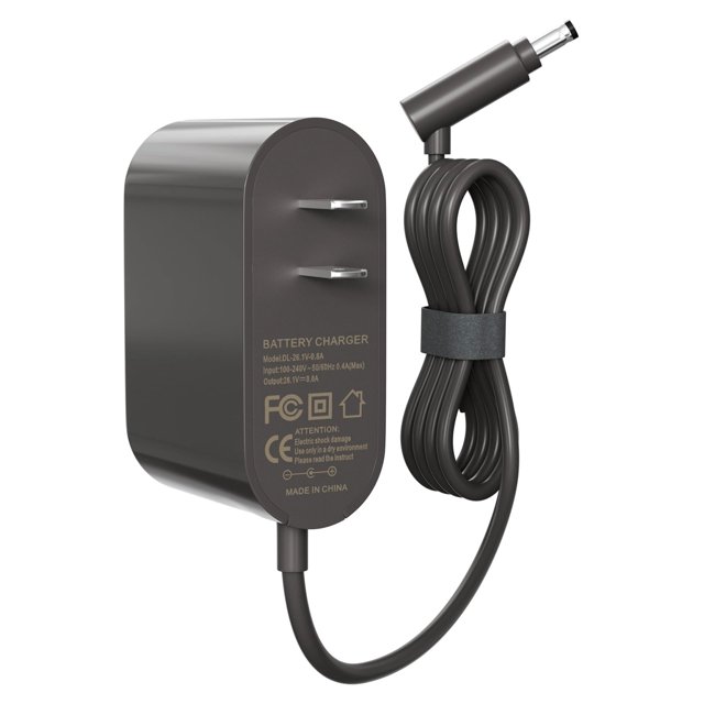 Cargador de repuesto de 26,1 V para aspiradora inalámbrica Dyson V8 V7 V6 Sv04 Sv03 Dc59 Dc58 Dc62 Absolute Animal Motorhead 26,1 V 0,8 A 967813-02 205720-02 209468-01 209568-01 Adaptador de CA Alimen