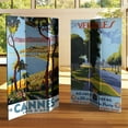 thumbnail image 6 of Oriental Furniture 6 ft. Tall Cannes/Versailles Canvas Room Divider - 3 Panel, 6 of 6