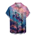 thumbnail image 7 of adaychics Mens Hawaiian Shirts Sea Turtle Short Sleeve Button up Beach Shirts Summer Casual Tops Daily Wear, 7 of 7