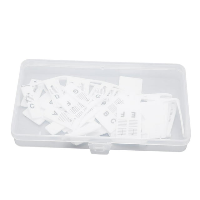 Piano Keyboard Note Label, Reusable Silicone Removable Sticker for 88 Keys, Actual Size