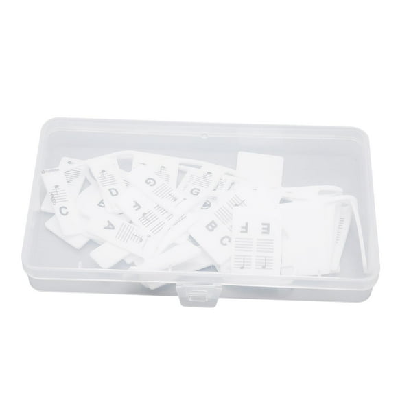 Piano Keyboard Note Label, Reusable Silicone Removable Sticker for 88 Keys, Actual Size