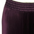 thumbnail image 4 of EDFBUYKRS Female Skirts Long Skirts for Women High Waist Women's Elastic Waist Satin Metallic Pleated Long Swing Skirt, 4 of 5