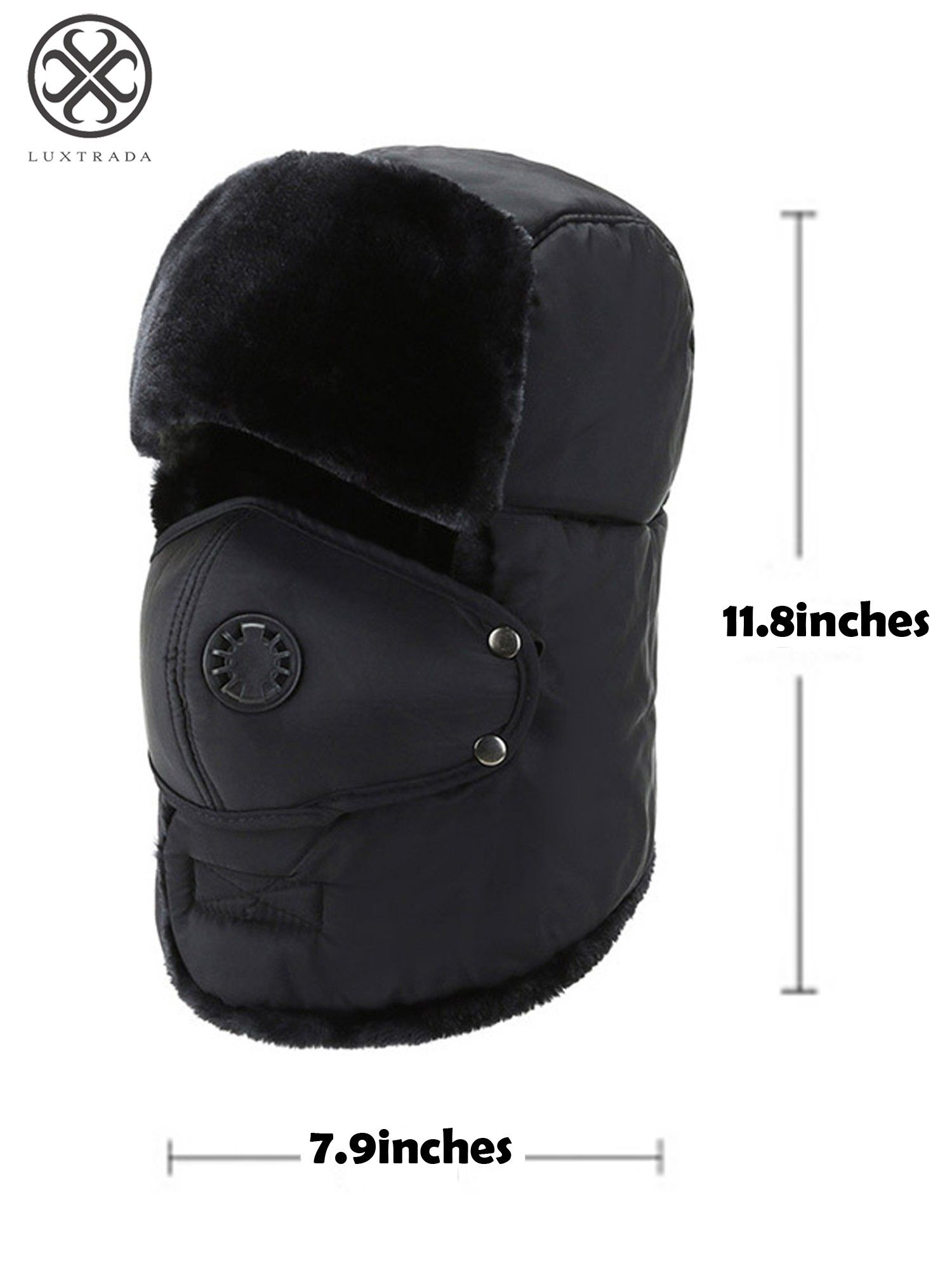 Luxtrada Winter Hats Skiing Cap for Men and Women Trooper Hunting Hat Ushanka Hat Ski Hat Windproof Waterproof Warm Hat With air valve - image 2 of 8