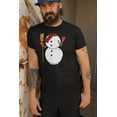 thumbnail image 2 of Old Glory Mens Snowman Body Costume Short Sleeve T Shirt, 2 of 6