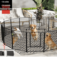 thumbnail image 3 of IGOOUO 3ft High Portable Metal Dog Pen Play Pen for Small, Medium & Large Dogs with Easy-Carry Straps, 8 Panels, 3 of 6