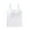 White, variant on Training Bras for Girls with Lightly Pads Teen Cotton Camisoles Undershirts Kids Crop Tank Tops Size 9-14 Years Beige 13-14 Years