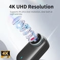 thumbnail image 4 of Cámara 4K Cámara De Acción Con Pulgar Conectividad WIFI Cabeza De Bola Magnética POV Cámara Desgastada Por El Cuerpo Videocámara Portátil Para Vlog Ciclismo Viajes, 4 of 7