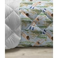 thumbnail image 3 of Under the Sea Down Alternative Comforter, Pastel Colored Funny Hand Drawn Sea Life Waves Corals in Soft Tones, Microfiber Quilt for All Season, 5 Sizes, White and Multicolor, by Ambesonne, 3 of 3