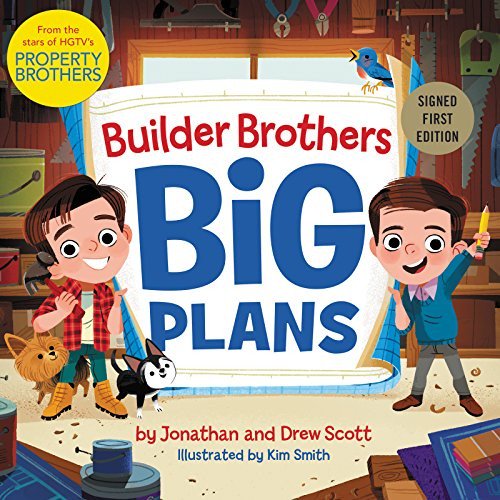 Pre-Owned Builder Brothers: Big Plans - Signed / Autographed Copy (Hardcover) 0062870467 9780062870469