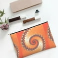 thumbnail image 6 of Kdxio Orange Rotating Makeup Bag Toiletry Bag Canvas Makeup Bags Zipper Cosmetic Pouch Travel Cosmetic Pouch for Women Gifts, 6 of 7