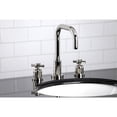 thumbnail image 2 of Kingston Brass FSC8939ZX Millennium Two-Handle 3-Hole Deck Mount Widespread Bathroom Faucet with Brass Pop-Up in Polished Nickel, 2 of 7
