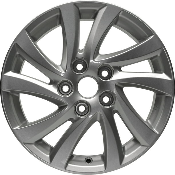 Sanction it can cheese 16 inch Aluminum Wheel Rim for 2012-2013 Mazda 3 5 Lug Tire Fits R16 - Walmart.com Sanction it can cheese 16 inch Aluminum Wheel Rim for 2012-2013 Mazda 3 5 Lug Tire Fits R16 - Walmart.com