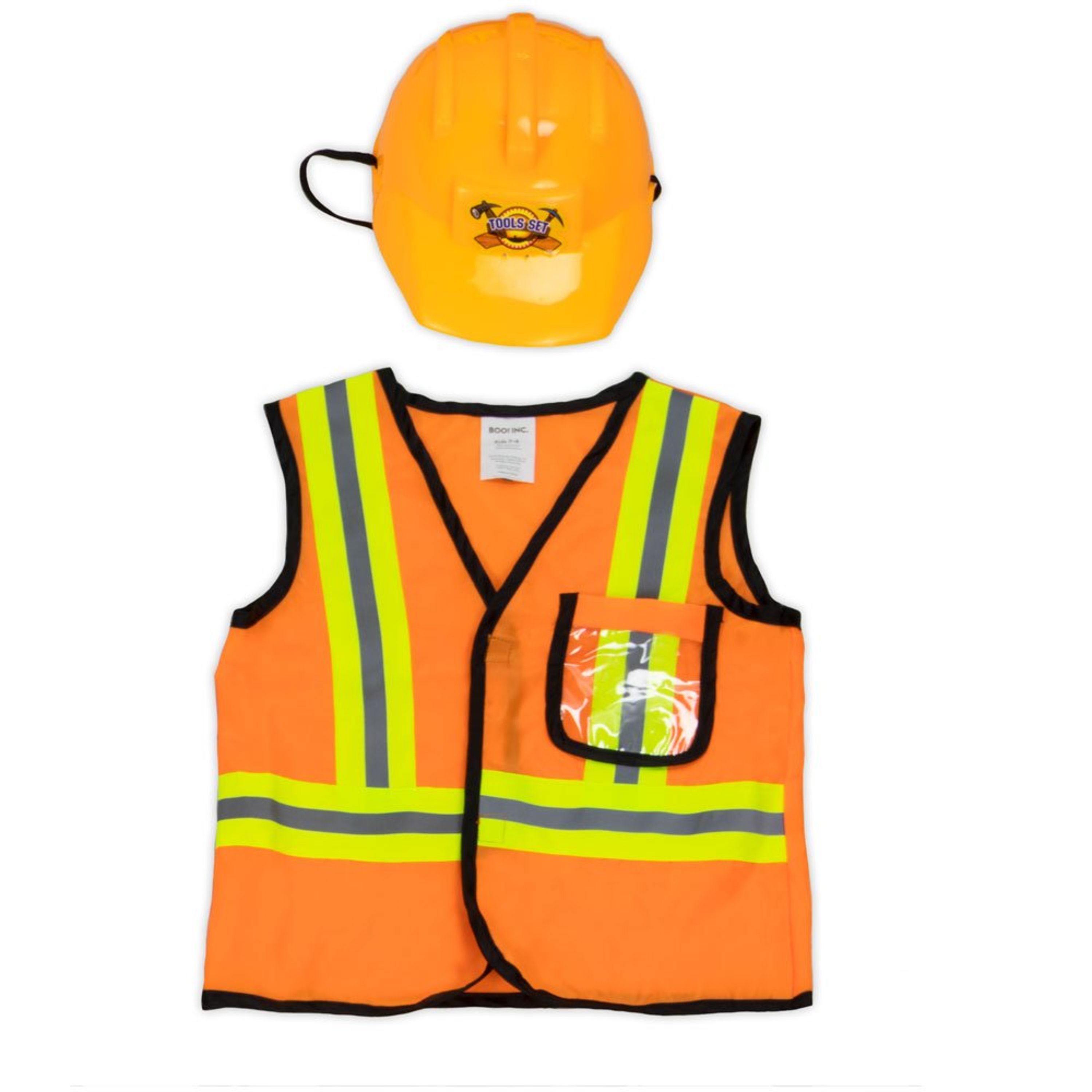 Construction Worker Children's Halloween Dress Up Roleplay Costume YS 3-4 - image 4 of 7
