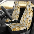 thumbnail image 3 of Fotbe Music Dancing Cat Pattern Automotive Seat Covers for Cars Trucks and SUVs – Car Seat Covers for Front Seats,Protective Seat Covers,Vehicle Seat Covers, Set of 2, 3 of 9