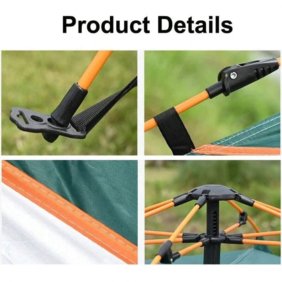 3-4 Person Pop Up Tents Waterproof Windproof Instant Tent For Camping Hiking
