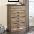 Sauder Barrister Lane 4Drawer Chest, Salt Oak Finish