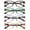 Grey Blue Purple Orange, variant on 4 Pairs Lightweight Women Translucent Leopard Tortoise Temple Readers - Spring Hinge Reading Glasses 7023 +2.50