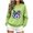 C-Green, variant on QINGFSAP Womens Graphic Tops Long Sleeve Crew Neck Casual Loose Fit Sweatshirt