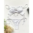 thumbnail image 6 of Great Gifts for Less Ofreoo Women Push Up Bikini Set Knot Front Underwire Swimsuits Low-Rise Bathing Suit, 6 of 9