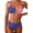 American Flag, variant on Bikini Sets for Women, Swimsuit for Women O Ring Linked Two Piece Bathing Suit Floral Printed Swim Suits for Women