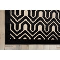 thumbnail image 4 of Nourison Ultima Ivory/Black Area Rug UL316 5'3" x 7'3", 4 of 6