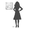 thumbnail image 4 of Global Gallery's 'Color the Forest Color X' by Elyse DeNeige Stretched Canvas Wall Art, 4 of 4