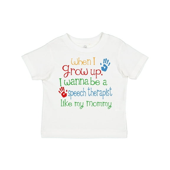 Inktastic Speech Therapist like Mommy Boys or Girls Toddler T-Shirt