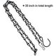 thumbnail image 4 of Paquete de 2 cadenas colgantes para comederos de pájaros, jardineras, farolillos y adornos de 35 pulgadas en negro Jormftte HMHZ1025-5, 4 of 4