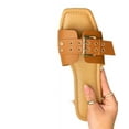thumbnail image 4 of Soda Flat Adjustable Strap Sandal, 4 of 5