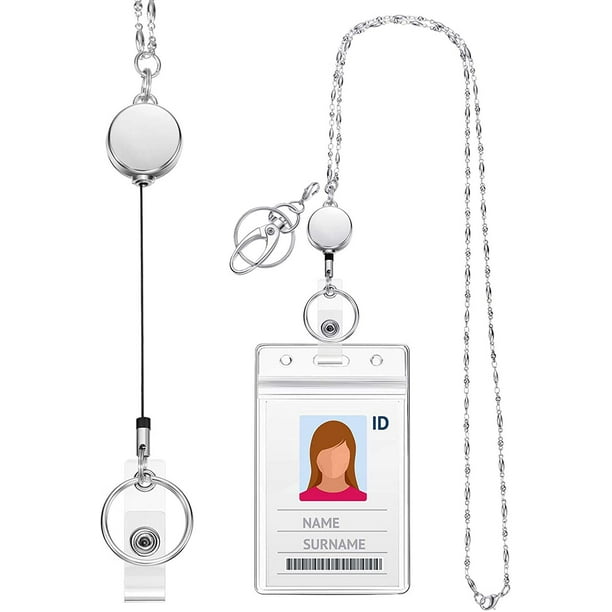 Id outlet badge necklace
