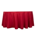 thumbnail image 5 of Efavormart 5 Pack Round Tablecloth, 120 Inch Stain & Wrinkle Resistant Washable Table Cloth, Decorative Polyester Fabric Table Cover for Banquet, Wedding, Dining- Wine, 5 of 10