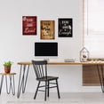 thumbnail image 5 of 3 Piece You Are Laugh You Are Loved Butterfly Colorful Poster Prints Wall Art Motivational Canvas Painting Framed Artwork for Living Room Office Decoration, 5 of 8