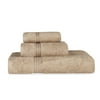 Superior Derry Solid Egyptian Cotton 3-piece Towel Set, Taupe