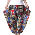 thumbnail image 2 of Mefallenssiah Full Length Pants Liquidation Hommes Mode Décontractée Rétro Imprimé Taille Mi-Haute Bloomers Pantalons Entrejambe, 2 of 9