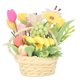 thumbnail image 3 of Miniature Flower Fruit Basket Exquisite Craftsmanship Small Portable Long Lasting Color 1:12 Scale Flower Fruit Basket, 3 of 4
