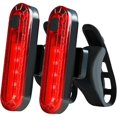 thumbnail image 1 of Luz trasera para bicicleta - Luz trasera LED recargable - Para bicicletas, bicicletas de montaña - Paquete de 2, 1 of 6