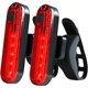 thumbnail image 1 of Luz trasera para bicicleta - Luz trasera LED recargable - Para bicicletas, bicicletas de montaña - Paquete de 2, 1 of 6