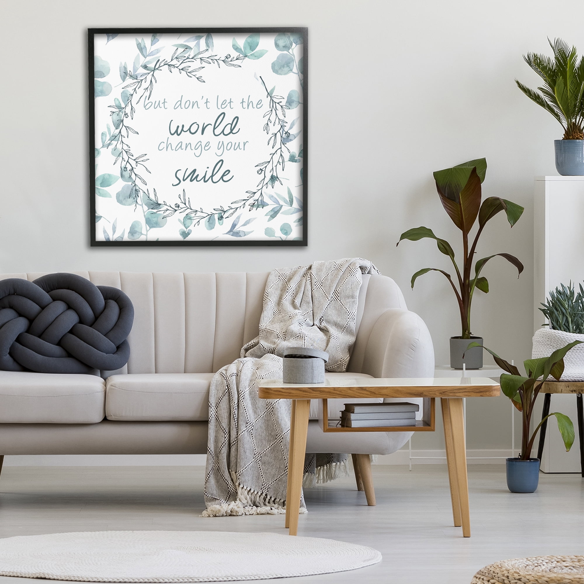 Stupell Industries Don't Let The World Change Black Framed Giclee Art, design by Kim Allen