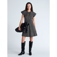 thumbnail image 2 of Scoop Women's and Women's Plus Mini Dress with Flutter Sleeves, Sizes XS-4X, 2 of 4