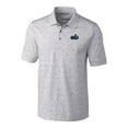 thumbnail image 2 of Men's Cutter & Buck Steel Old Dominion Monarchs Vault Advantage Tri-Blend Space Dye Big & Tall Polo, 2 of 3