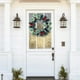 thumbnail image 4 of Artificial Winter Wreath Christmas Wreath Artificial Hanging Wreath Suitable For Front Door Fireplace Stair Railing Christmas Party Decoration, 4 of 6