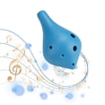thumbnail image 4 of 6 Holes Resin Ocarina Alto C Simple Style Musical Instrument for Music Lover and Beginner, 4 of 5