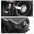 thumbnail image 6 of M-AUTO Left&Right Headlights Lamp for 2009-2014 Ford F-150 Truck, with Pre-Assembled LED Bulbs, Chrome Housing Clear Lens Clear Corner, 6 of 12