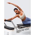 thumbnail image 4 of Sujetador deportivo CRZ YOGA Butterlift con doble forro y espalda en V, color canela, 4 of 5