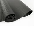 thumbnail image 4 of Athletic Works PVC Yoga Mat, 3mm, Dark Gray, 68inx24in, Nonslip, Cushioning for Support and Stability, 4 of 6