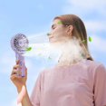 thumbnail image 7 of Blukids Mini Portable Water Misting Fan, Powerful Handheld Fan USB Rechargeable,Personal Small Spray Water Mist Fan for Home School Office Outdoor Travel Use, 7 of 7
