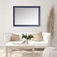 thumbnail image 6 of Altair Design Ivy 48" Rectangular Bathroom Wood Framed Wall Mirror in Royal&nbsp;Blue, 6 of 9