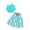 Sky Blue, variant on Tfken Toddler Girls Outfits Sets Red Size 11-12 Years Flying Sleeve Off Shoulder Solid Color Halter Tops With Pants 2 Pieces Summer Fashion Cute Clothing Sets